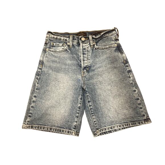 Banana Republic Women’s Hi Rise Wide Leg Denim Shorts 26P - Picture 2 of 5